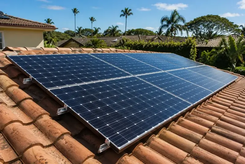 Installation de panneaux solaires à Marlioz